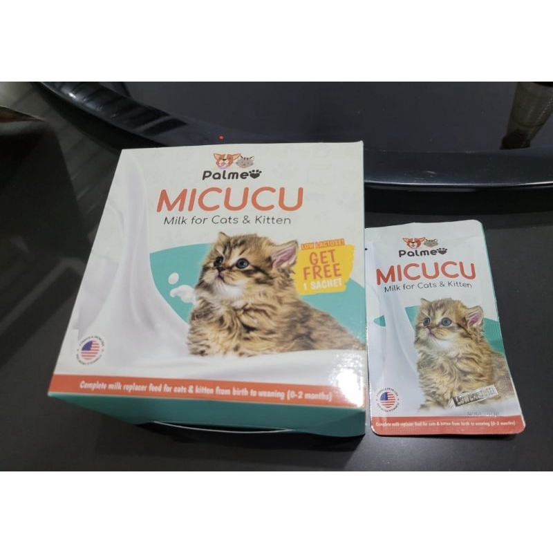 SUSU HEWAN KUCING ANJING  MICUCU 20Gr/Susu MICUCU PERPCS