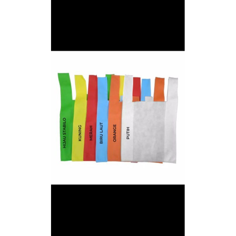 

Tas kresek Bahan Spunbond ukuran 28cmx45cmx12cm