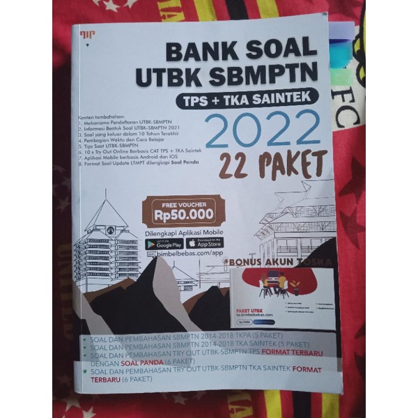 [PRELOVED] BANK SOAL UTBK SBMPTN SAINTEK 2022