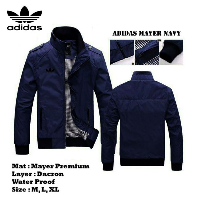 JAKET MAYER BOMBER ADIDAS JAKET PARASUT jaketpria anti angin casual motor jaketparka murah