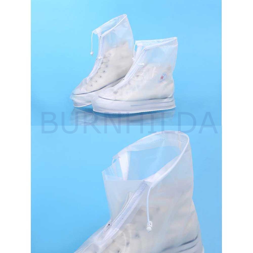 Sarung Sepatu anti hujan Semi Transparent accesoris motor mobil burnhilda