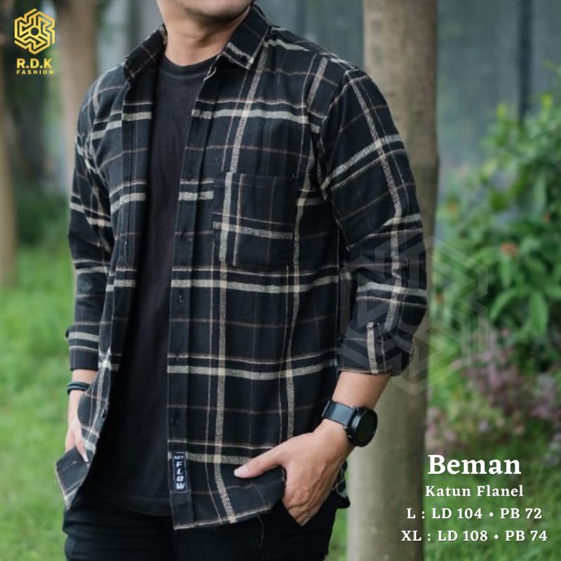 KEMEJA FLANEL LENGAN PANJANG ARION/ARSLAN/AQDAS/AIMAR/ADAM/ABRAM BY RDK