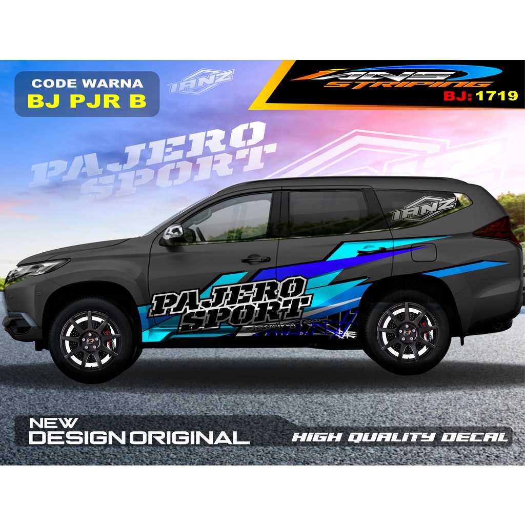 DECAL STIKER MOBIL PAJERO / STIKER MOBIL GRAND LIVINA / VARIASI STIKER PAJERO / STIKER MOBIL