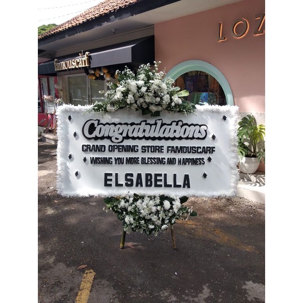 bunga papan selamat sukses / bunga papan duka cita /bunga papan bandung /bunga papan wedding /floris