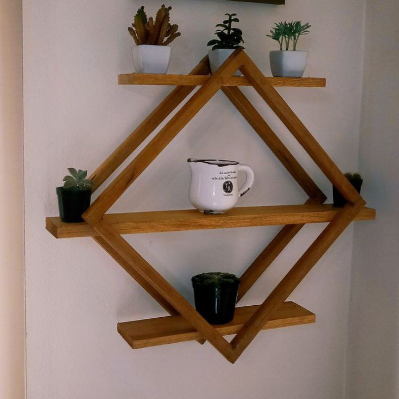 Rak Kayu, Rak dinding, Rak Bunga