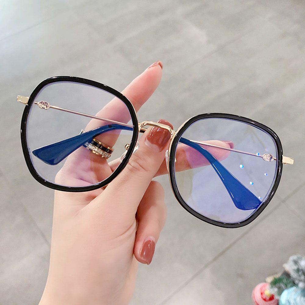 [Elegan] Kacamata Baca Transparan Kacamata Tontonan Tidak Teratur Wanita Pria Kacamata Komputer Eyeglasses Optical Glasses