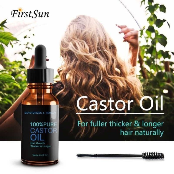 BEST ORGANIC CASTOR OIL 100% PURE HAIR GROW ORIGINAL minyak castrol
