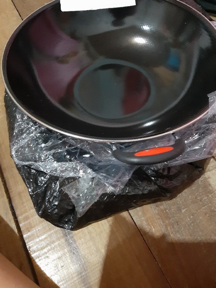 Wajan Enamel Dua Kuping 34cm / Kuali Dua Kuping / Wajan Penggorengan