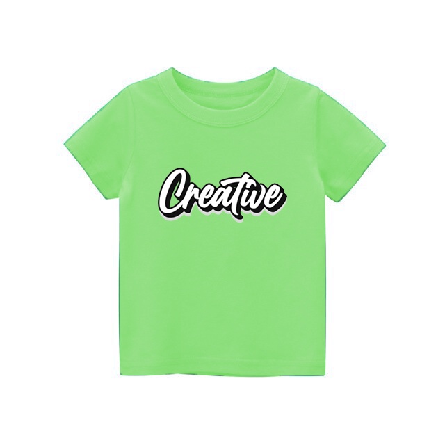 Kaos anak Creative kaos untuk anak umur 1-8 tahun