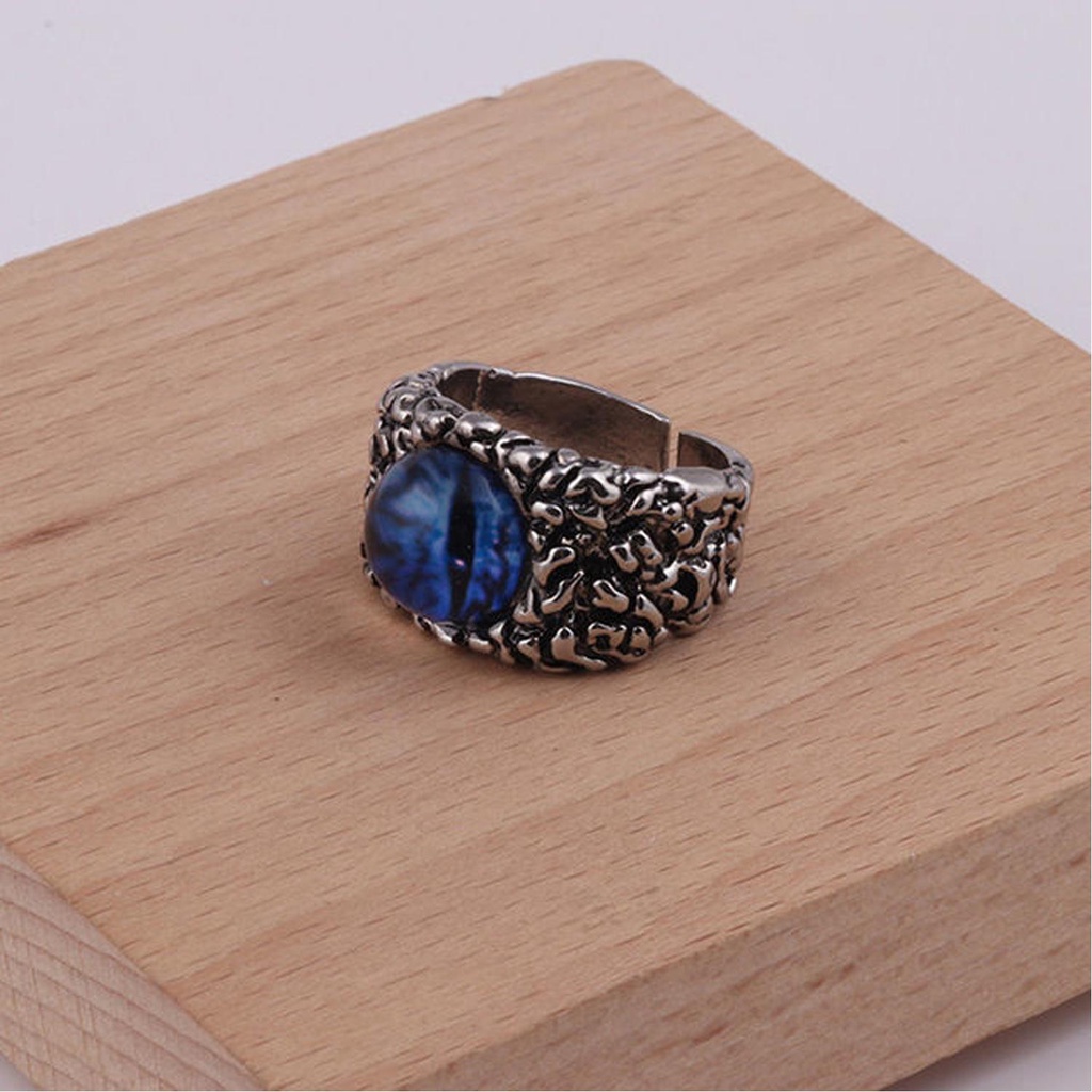 Preva Phyton Ring Cincin Motor Snake Ring Motor Pesta Redstone Eye Pria