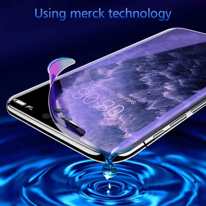 USAMS - XIAOMI POCO X2 F2 M3 PRO POCOPHONE F1 HYDROGEL ANTI GORES BLUE LIGHT FULL LAYAR SCREEN