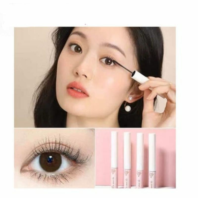 3D Maskara Microcara Thin Mascara Kosmetik Mata Pelentik Bulu Mata Make Up Makeup