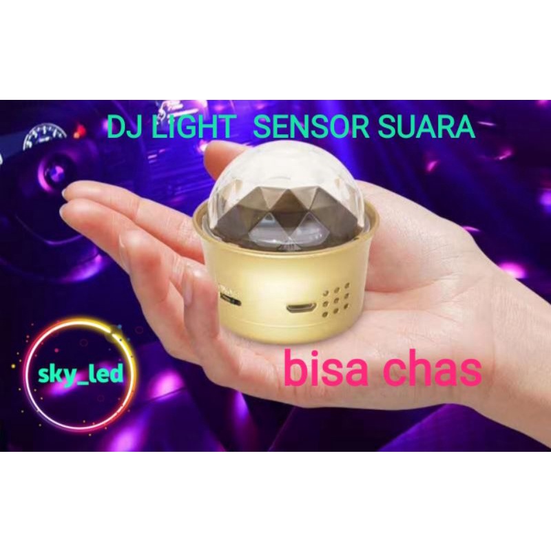 Lampu Disco DJ LIGHT mini CHAS / LAMPU DISCO USB  SENSOR SUARA / DISCO LIGHT