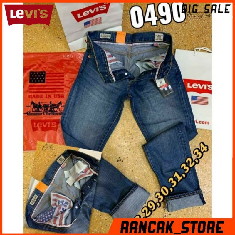 Celana jeans pria Levi's 501 USA | Celana jeans import pria original