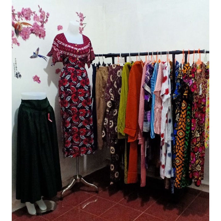 BAJU ATASAN WANITA, DASTER, CELANA, ROK TERBARU DAN BEKAS