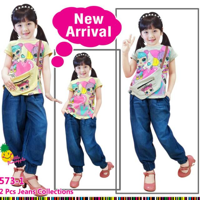 Setelan Anak Perempuan Little Pineapple