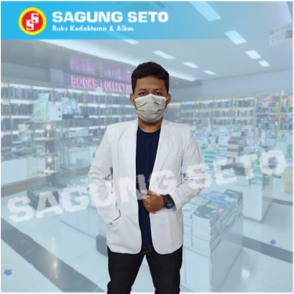 JAS DOKTER SERAT UKURAN XL LAKI-LAKI / BAJU DOKTER