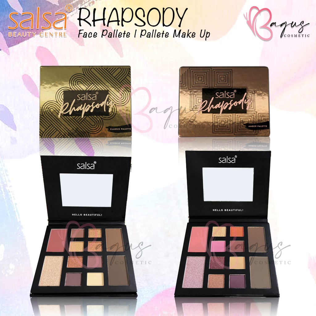 ⭐BAGUS⭐ SALSA RHAPSODY FACE PALLETE | Palet Make Up