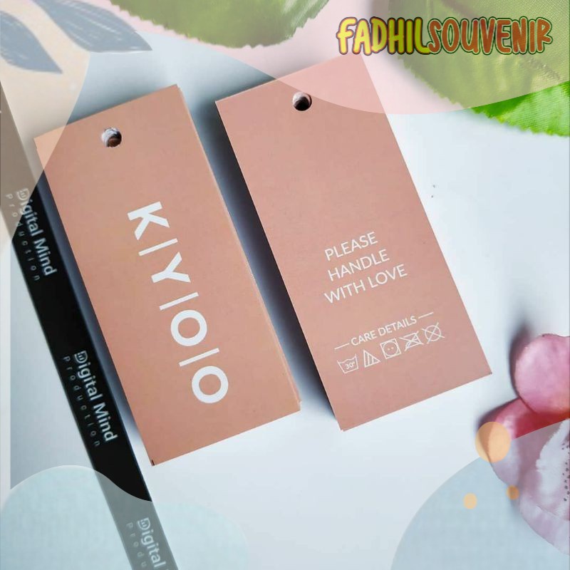 

GROSIR Hangtag Tag Baju Hijab Kertas Hang Tag Kaos Label FADHILSOUVENIR