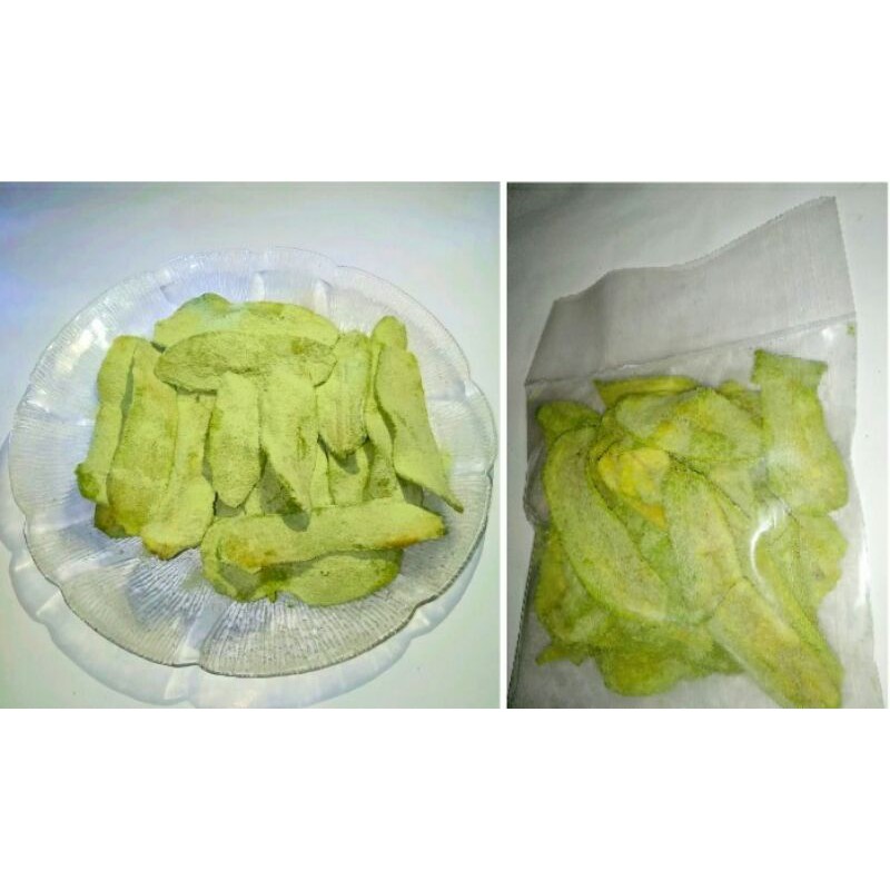 

keripik pisang rasa matcha