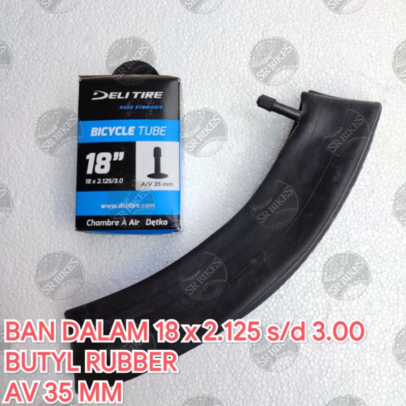 Ban Dalam 18 x 2.125 / 3.0 Sepeda BMX Listrik. DELI TIRE 18 x 2.30 2.40 2.50 3.00