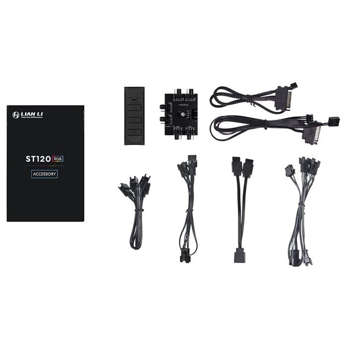 Fan LIAN LI ST120 WHITE - 3PCS 120MM PWM ARGB Sync with FAN CONTROLLER