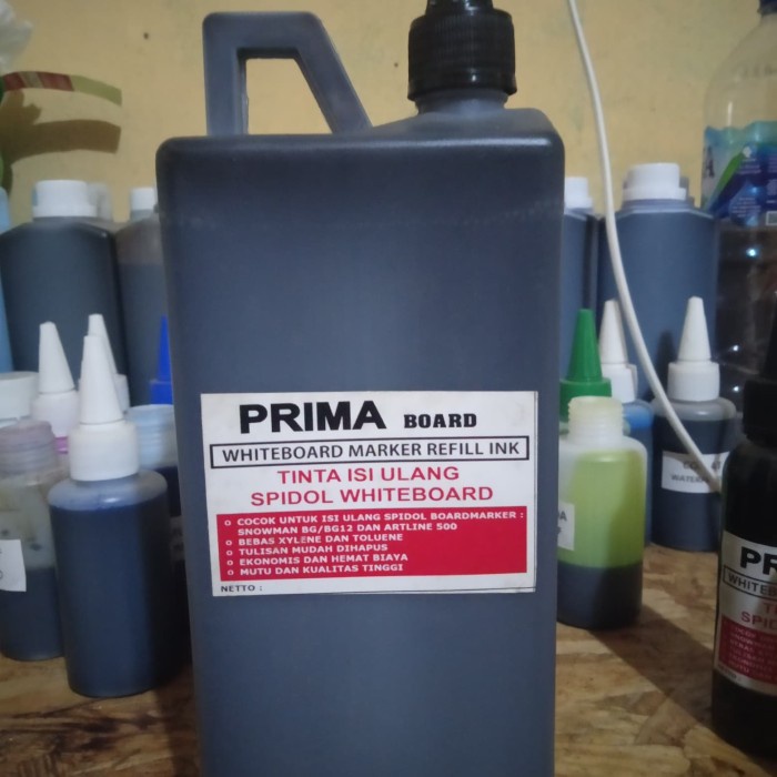 

Buruan White Board Marker Refill Ink 1 Liter Black Berkualitas