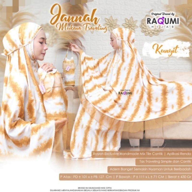 JANNAH RAQUMI MUKENA RAYON PREMIUM
