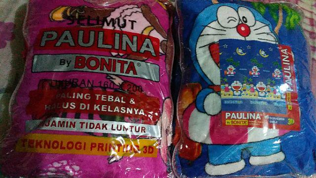 Selimut Paulina By Bonita Tebal, Halus Dan Lembut