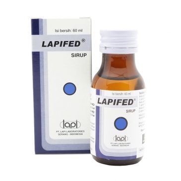 LAPIFED SYRUP 60 ML - Obat Pilek Flu Hidung Tersumbat Alergi Lapi fed Sirup