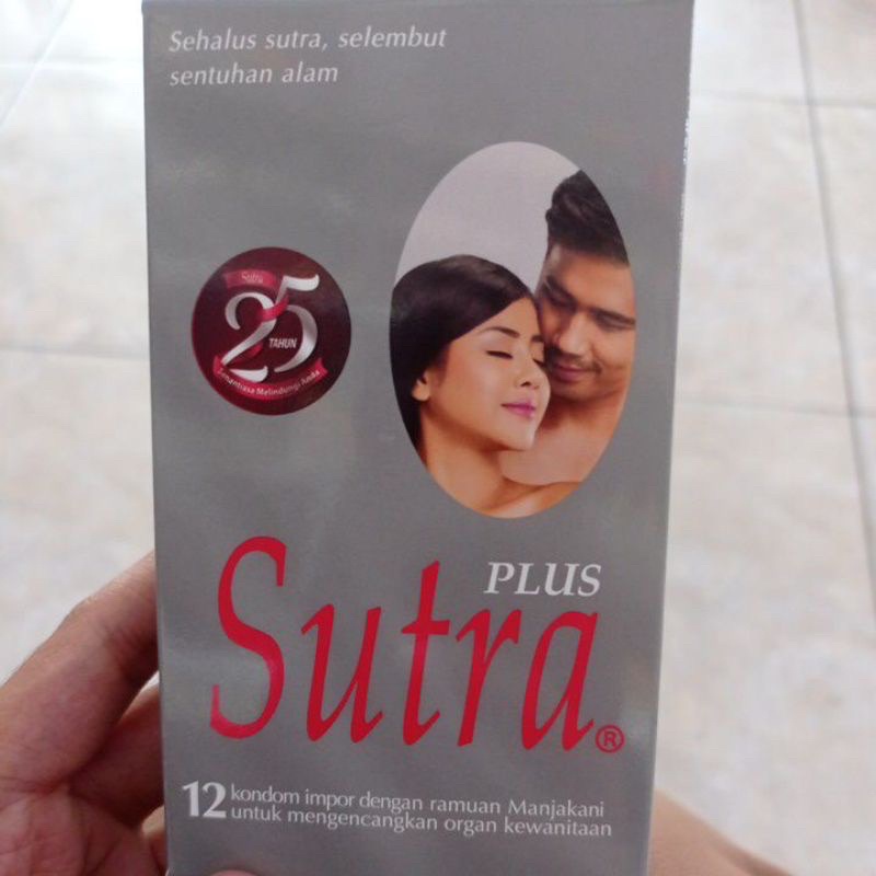 PRIVASI J&amp;T JNE Kondom Condom SUTRA Plus Abu isi 12