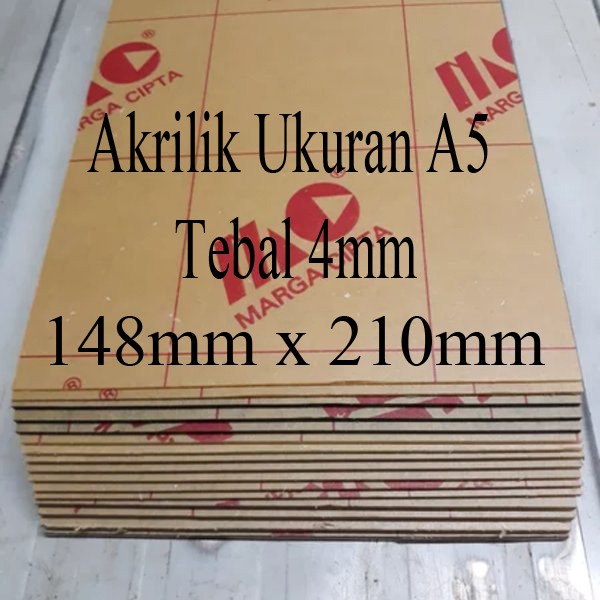 Lembaran Akrilik Marga Cipta A5 4 mm