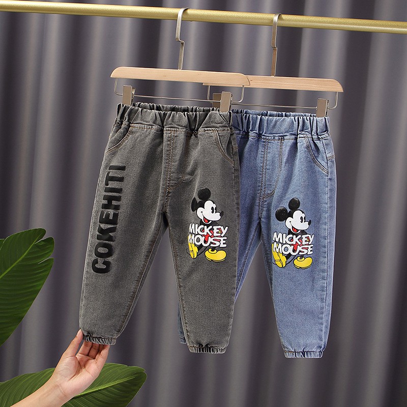 [Brandedbaby] 2T-7T JEANS ANAK LAKI-LAKI / JEANS ANAK IMPORT MOTIF MOUSE