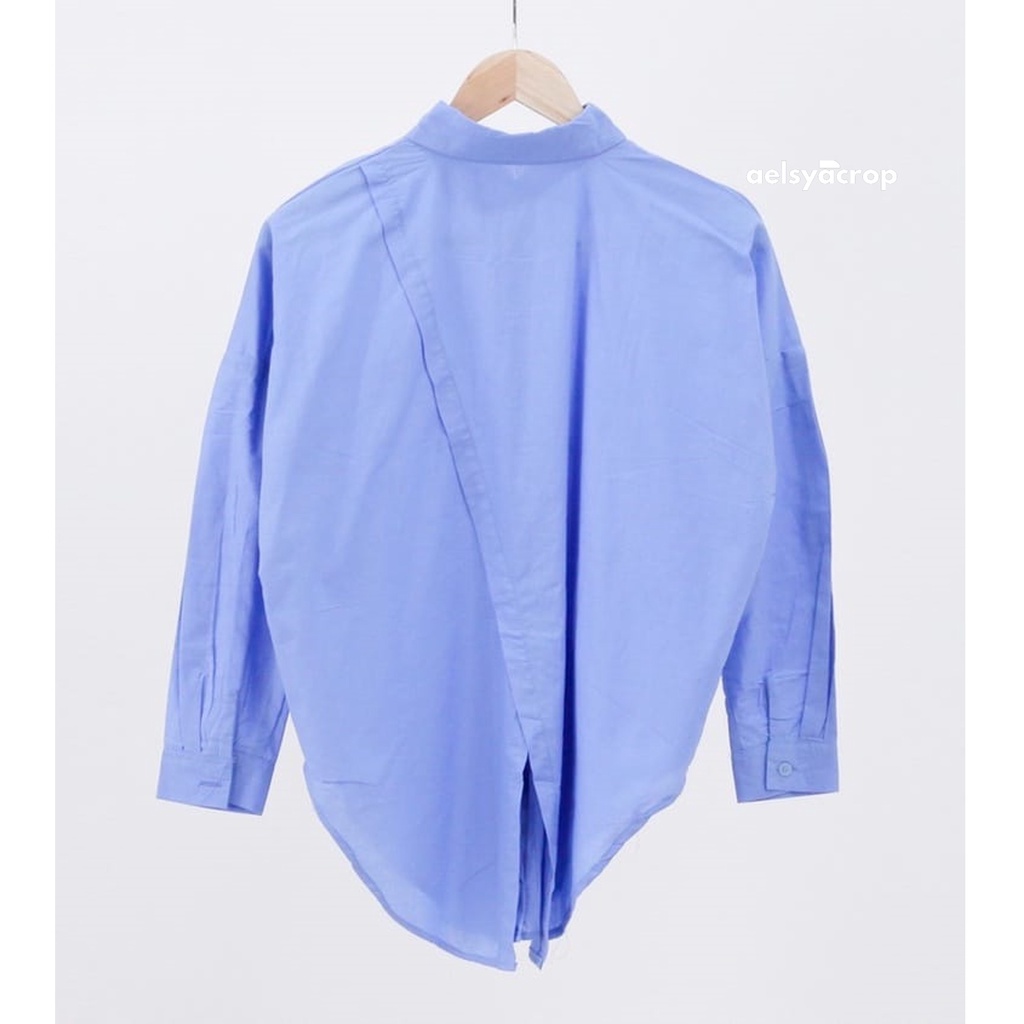 Kemeja Wanita Oversize / Nelka Linen Shirt – Aelsyaacrop