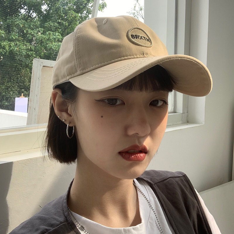 Topi Baseball Motif Bordir Tulisan Gaya Korea Untuk Wanita