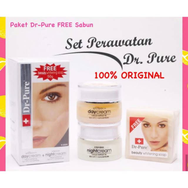 DR PURE SET PAKET DOKTER PURE ~ 100% ORIGINAL {BPOM BARU}