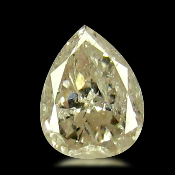 Certified Pear Cut 0.14ct 3.8x3mm Natural Light Pink Diamond DD111