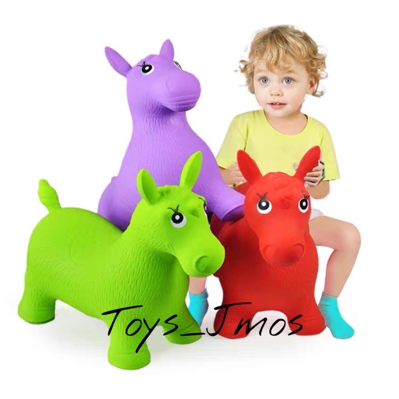MAINAN JUMPING KUDA-KUDAAN KARET TEBAL  BINATANG UNICORN JUMPING BINATANG JUMBO