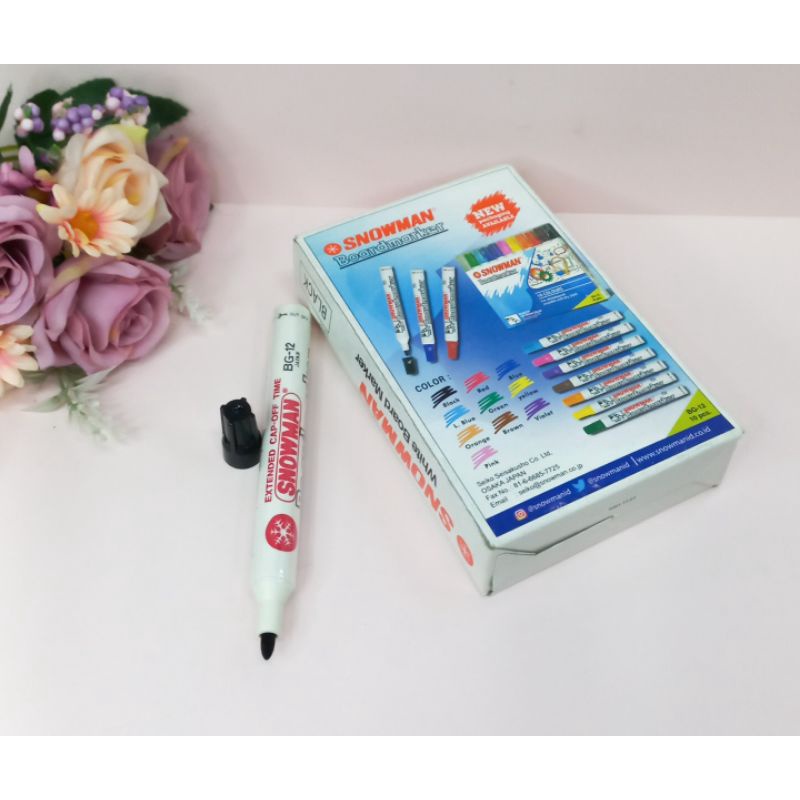 Spidol Snowman Isi 1pcs White Board Marker