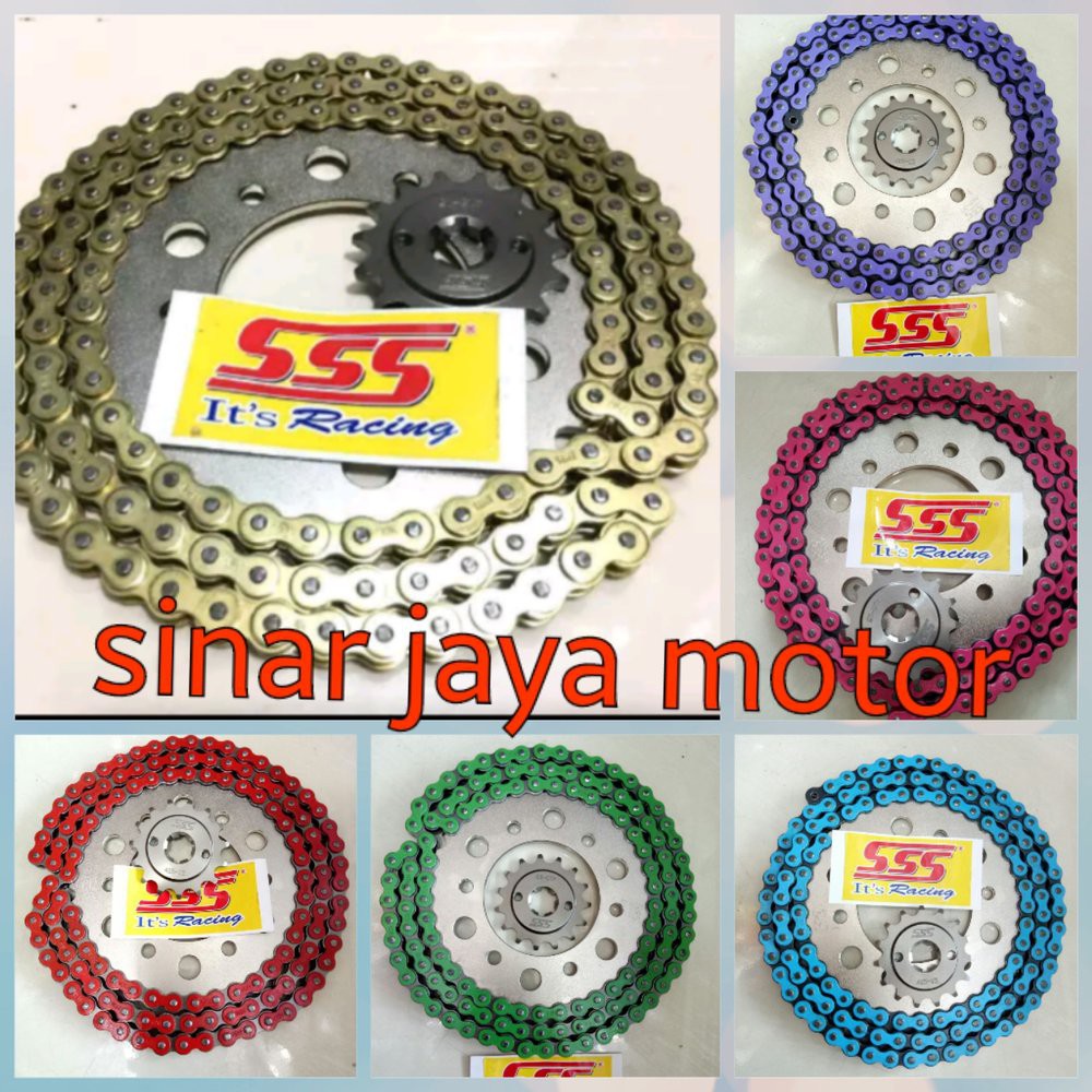 BARU gear set sss 1set motor cb 150. cb 150 r new. cbr 150. cb thiland