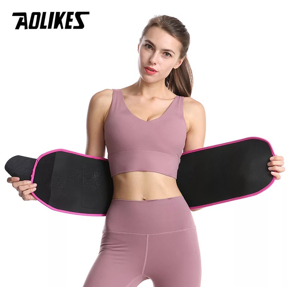 AOLIKES 7980B Slimming Belt Trimmer w/ Phone Pocket / Sabuk Pelangsing