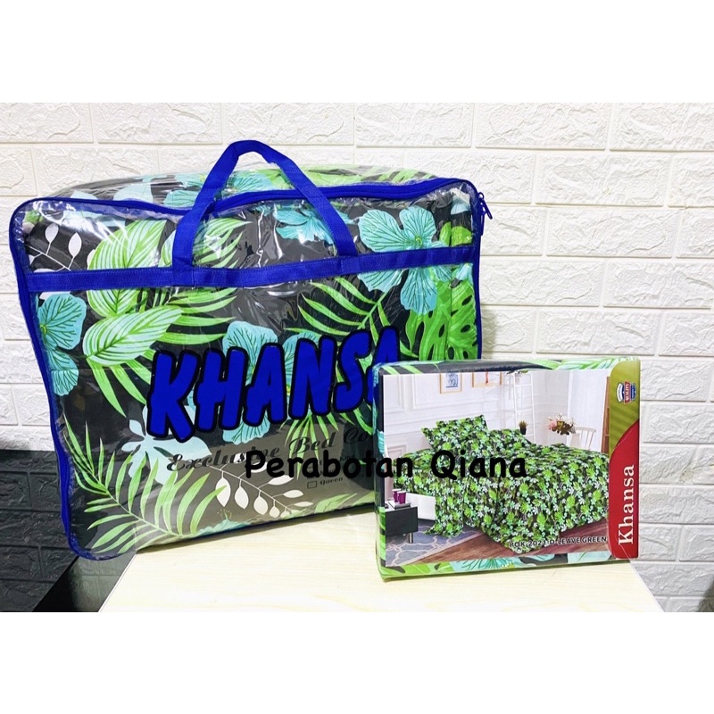 Bedcover set sprei khansa uk 180x200cm