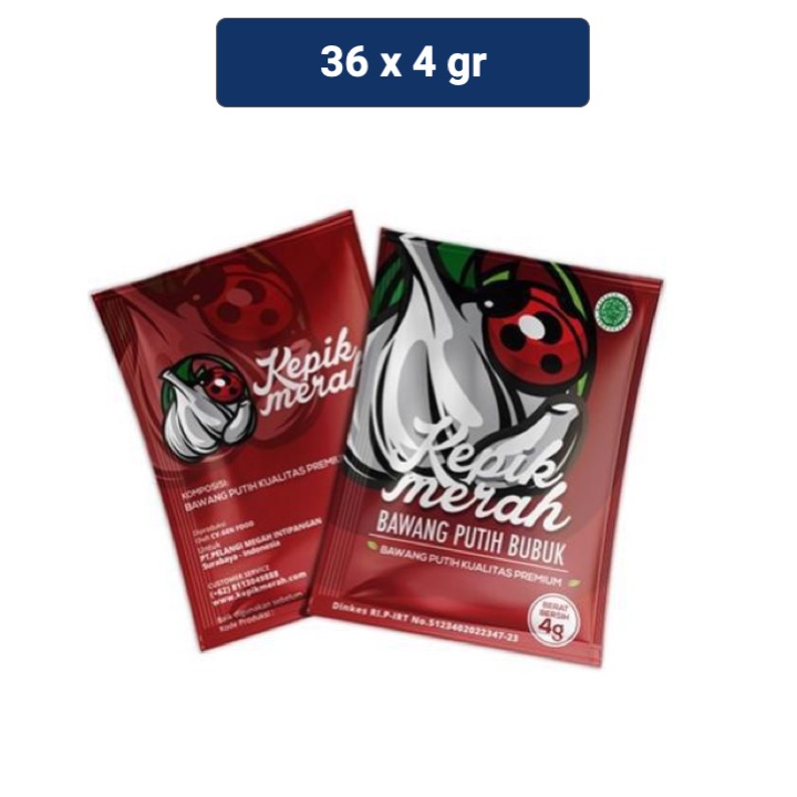 Kepik Merah Bawang Putih Bubuk 36 x 4 gr