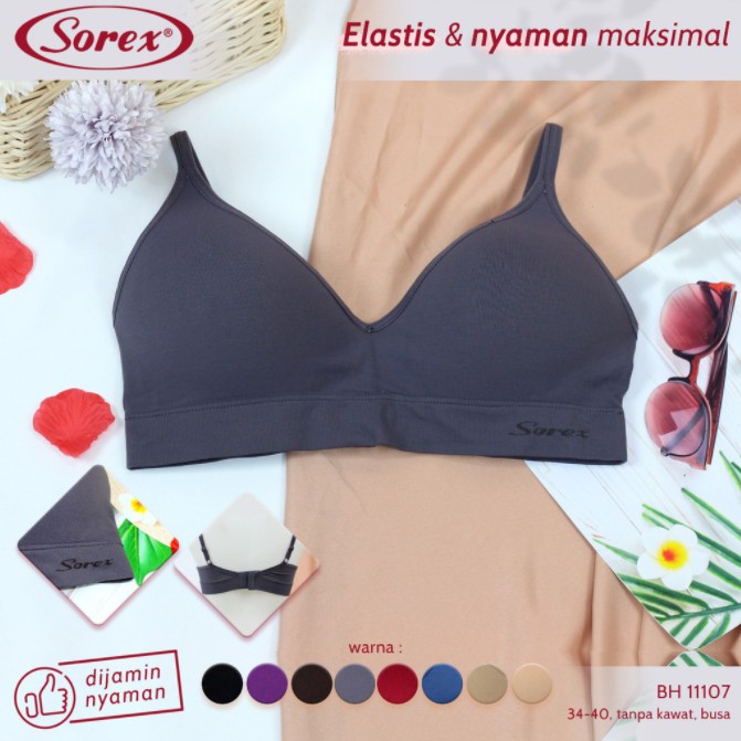 ❤ MIMI ❤ Bra Sport/ BH Sorex 11107 TANPA KAWAT 11108 KAWAT  65001  65003 UK 34-40