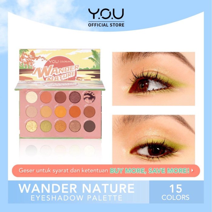 YOU COLORLAND WANDER NATURE EYESHADOW PALETTE
