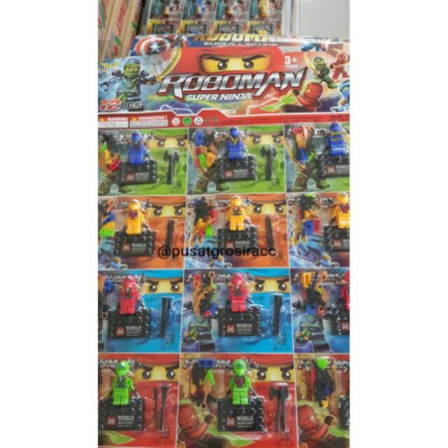Super ninja go / minifigure ninja go / roboman