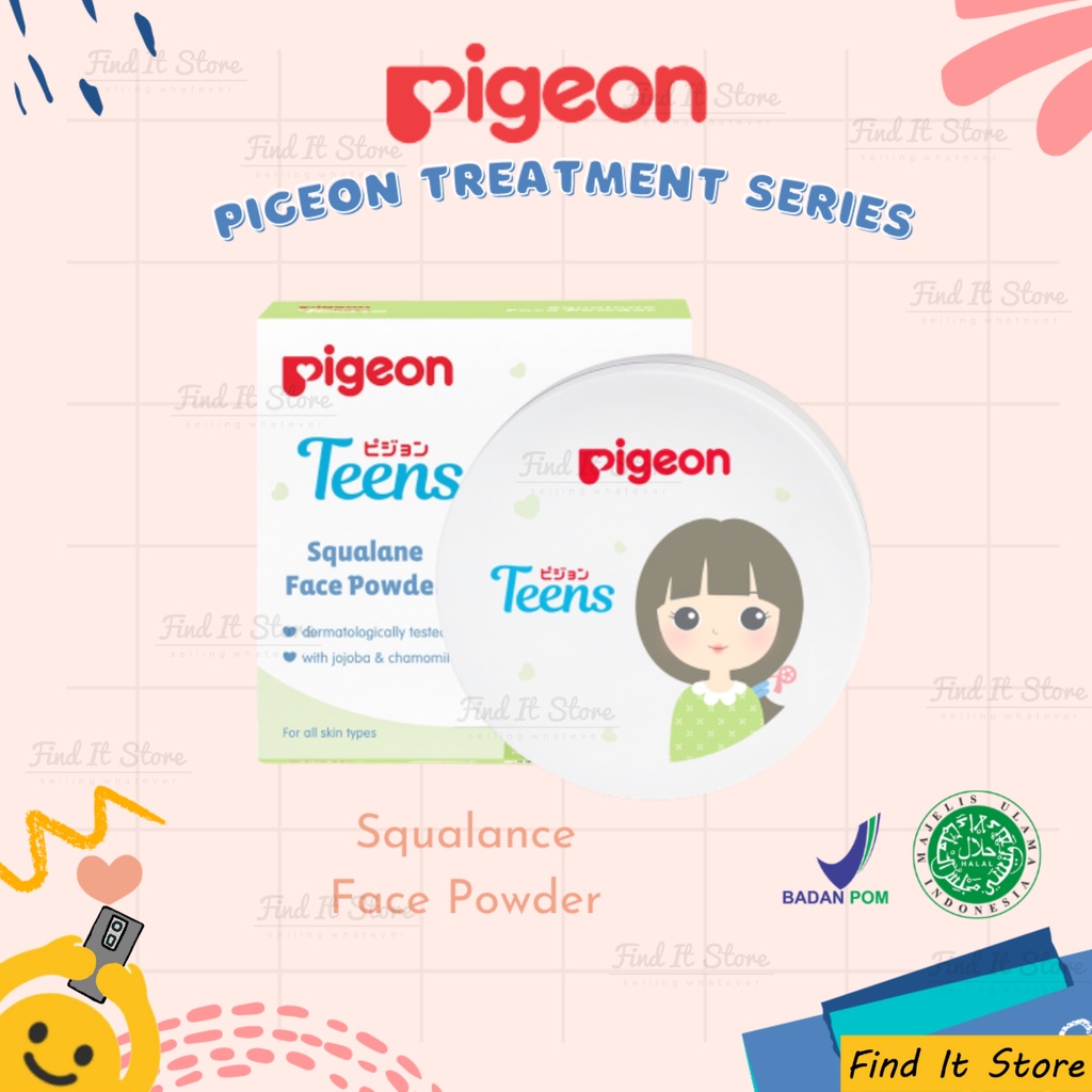 Pigeon Teens Treatment Series | Facial Foam | Moisturizer | Face Powder | BPOM