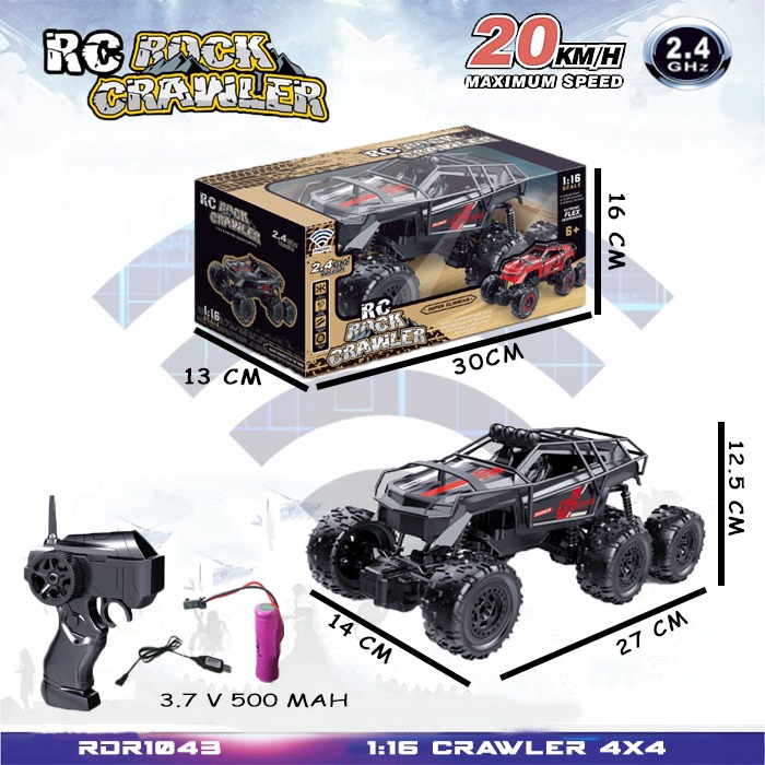 MURAH RDR1042 RDR1043 RC Sander Monster Jeep Offroad Off Road Pasir Mainan Anak Mobil Remote Control RADAR