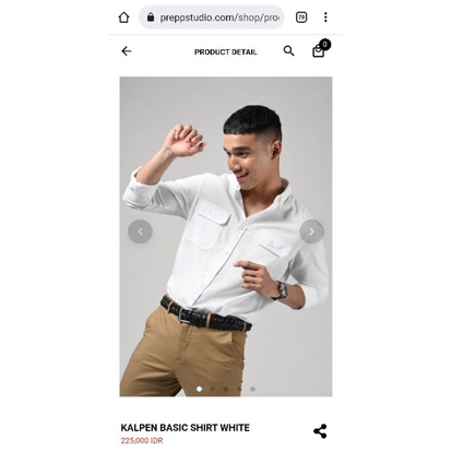 BACA DESKRIPSI | KALPEN BASIC SHIRT WHITE BY PREPPSTUDIO