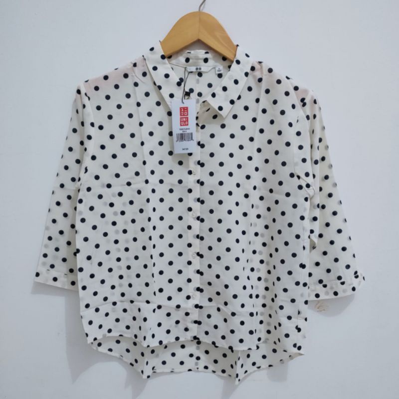 Thrift Blouse Sifon Vintage Uniql